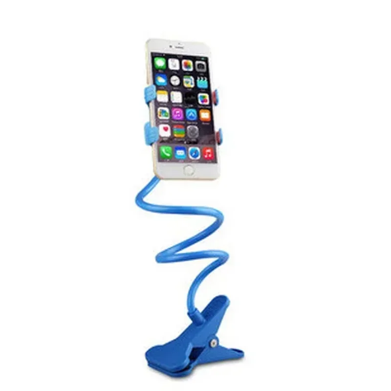 Portable 70cm 360 Clip Mobile Phone Holder Stand Flexible Lazy Bed Desktop Bracket Flat Bracket for iPhone Samsung  Stand Base