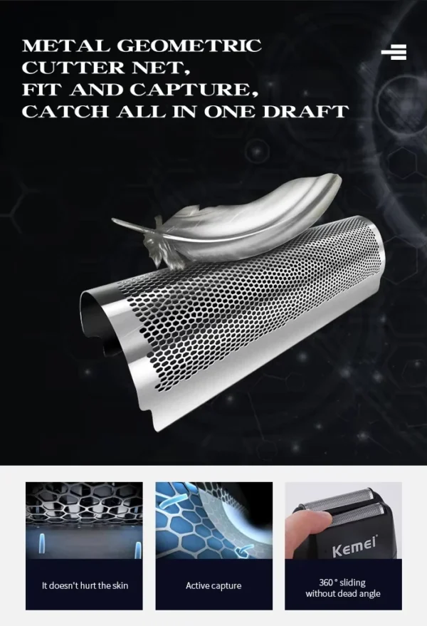 Kemei KM-2296 KM-2299 KM-1102 Professional Hair Clipper Kit Electric Shaver Male Hair Cutting Machine Men’s Cordless Trimmer