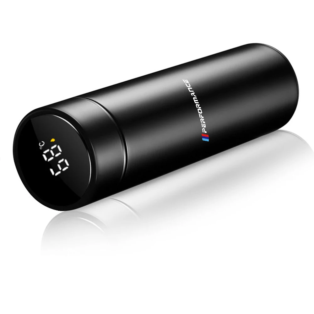 Car Stainless Steel Smart Thermos Mug Insulation Cup Led Digital Temperature Display For BMW E28 E30 E34 E36 M Performance X1 X2