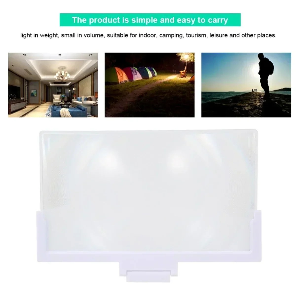 Foldable 3D High-definition Mobile Phone Screen Amplifier Landscape TV Movie Amplifier 14 inch Display Screen Phone Holder Stand