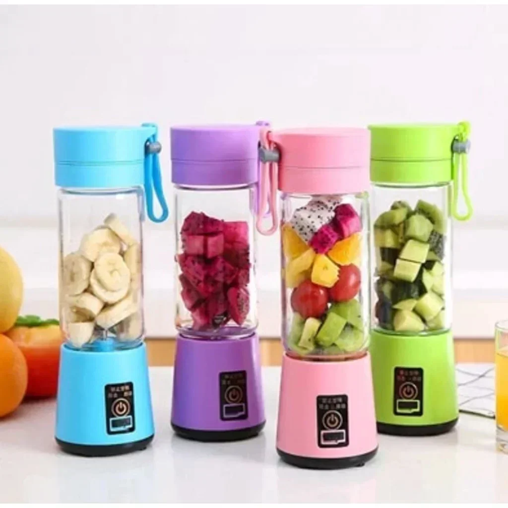 2025 New Mini Portable USB Rechargeable Blender 380ml Handheld Smoothie Maker Travel Juicer Cup for On-the-Go Shakes & Juices