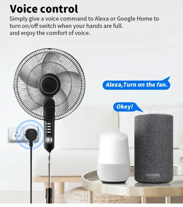 Tuya Smart Socket WiFi Intelligent AU Plug With Power Monitor Wireless Timing Socket Voice Control Works With Alexa Google Home