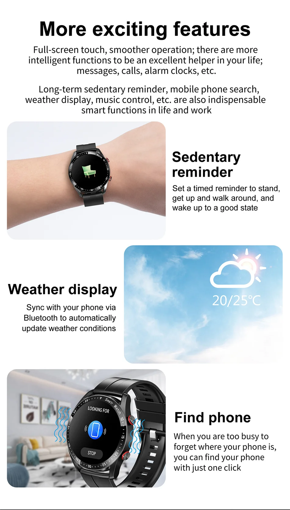 2025 New Outdoor Sports Smart Watch Men GT Series 1.53 inch AMOLED Screen Sports Watch ECG+PPG Health Smartwatch Man For Huawei
