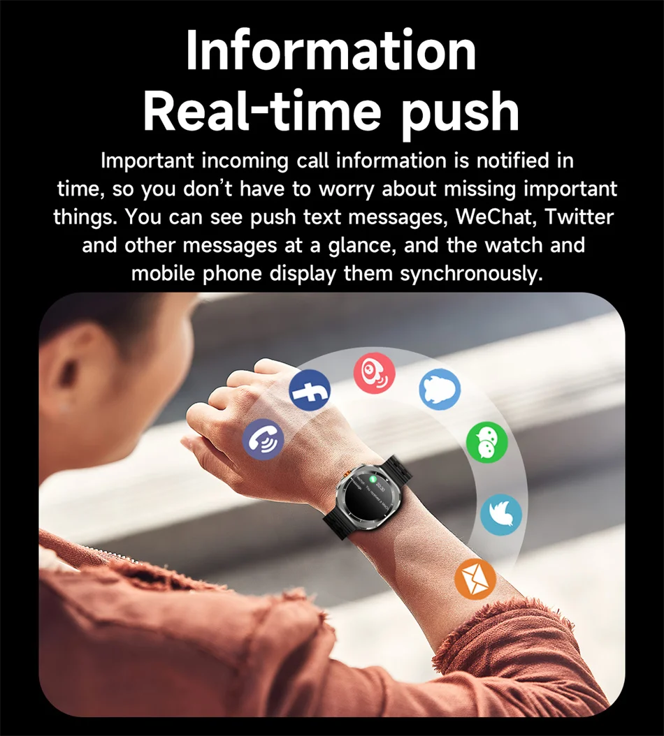 2025 New For Samsung Galaxy Watch 7 Ultra GPS NFC Smart Watch Men 1.43 " AMOLED Always Display IP68 BT Call Sports Smartwatches