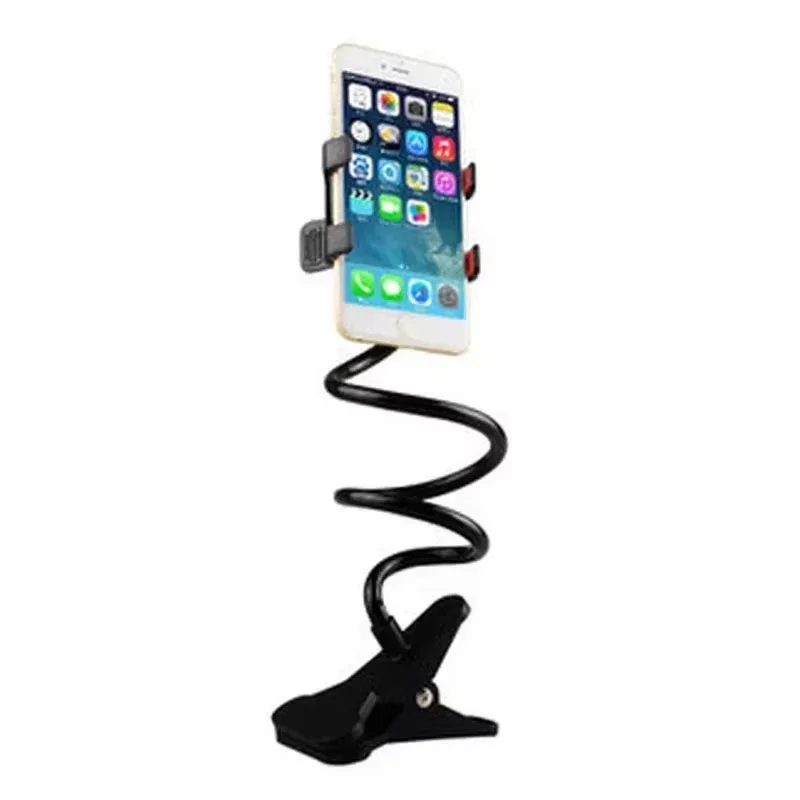 Portable 70cm 360 Clip Mobile Phone Holder Stand Flexible Lazy Bed Desktop Bracket Flat Bracket for iPhone Samsung  Stand Base
