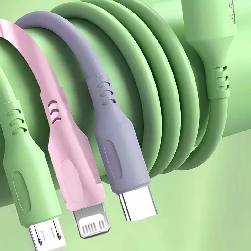 3 In 1  Fast Charging Cable For iPhone15 14 13 12 11 X Pro Max Micro USB Type-C Phone Charger USBC Data Cable