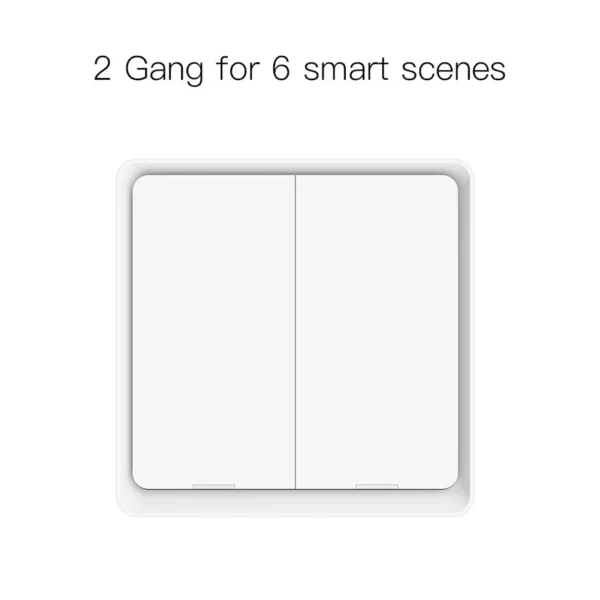 MOES 4 Gang Tuya ZigBee Wireless 12 Scene Switch Push Button Controller Battery Powered Automation Scenario for Tuya Devices
