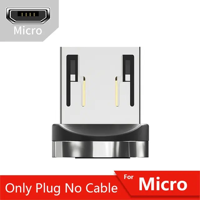 Essager 540 Rotate 3A Fast Charging Magnetic Cable Micro USB Type C Cable For iPhone Xiaomi Magnet Charger Phone Data Wire Cord