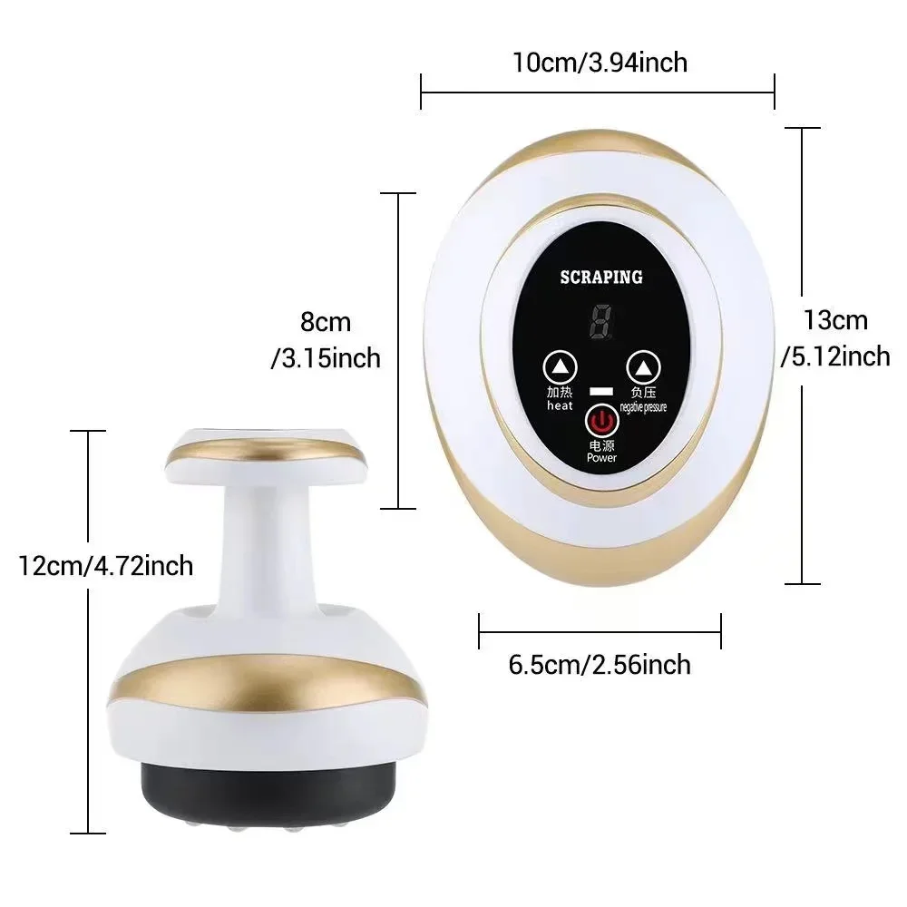 Electric Massage Meridian Brush Universal Body Dredging Cupping Scraping Instrument  Abdominal And Back Massager For Home