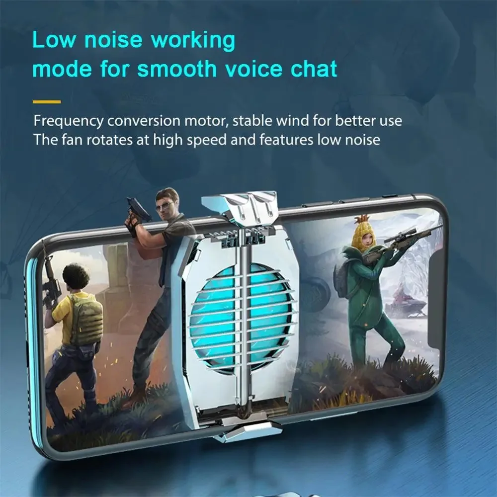 Mobile Radiator Esports Air Cooling Quiet Portable Quick Cooling H15 Game Live Cooling Back Clip Bracket Semiconductor Turbine