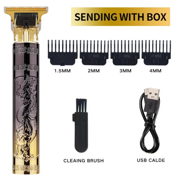 Powerful Professiona Electric Wireless Man Hairdresser Men Barber Shop Groin Beard Repairer Mustache Facial Hair Trimmer Clipper
