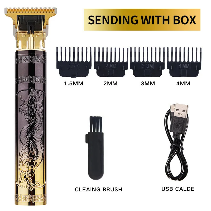 Powerful Professiona Electric Wireless Man Hairdresser Men Barber Shop Groin Beard Repairer Mustache Facial Hair Trimmer Clipper