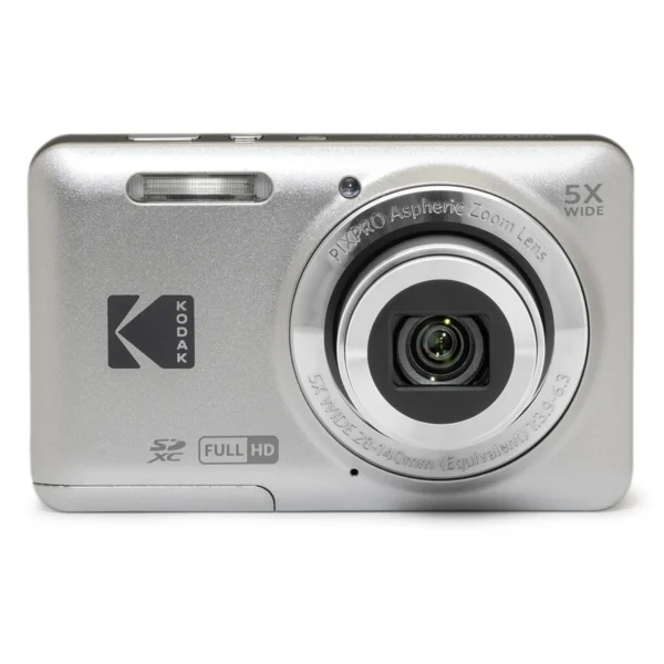 KODAK PIXPRO FZ55-RD 16MP Digital Camera 5X Optical Zoom 28mm Wide Angle 1080P Full HD Video 2.7" LCD Vlogging Camera