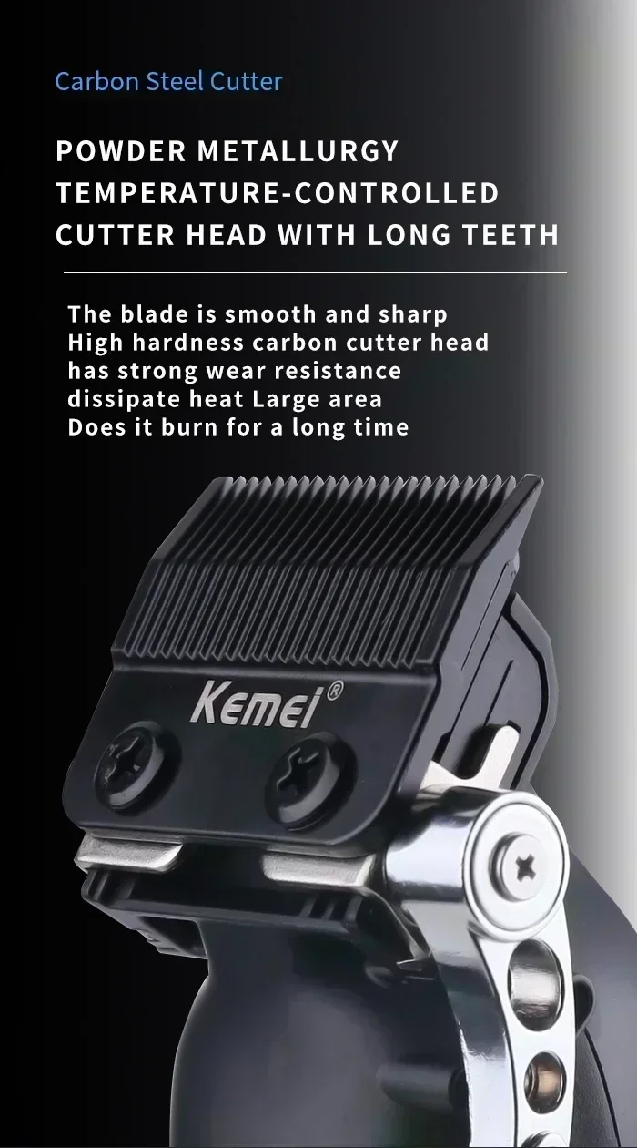 Kemei Hair Clipper Kit KM-2296 KM-2299 KM-1102 Men's Electric Hair Trimmer Machine Professional Hair Cutting Machine Clipper