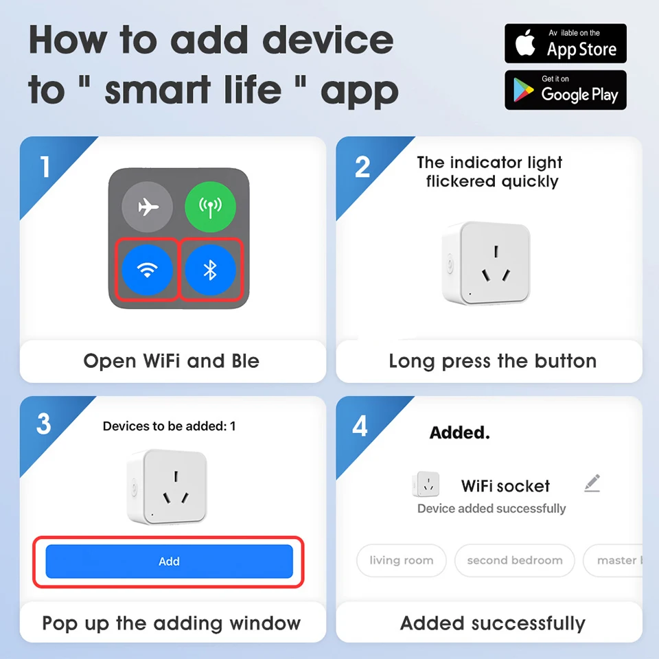 Tuya Smart Socket WiFi Intelligent AU Plug With Power Monitor Wireless Timing Socket Voice Control Works With Alexa Google Home