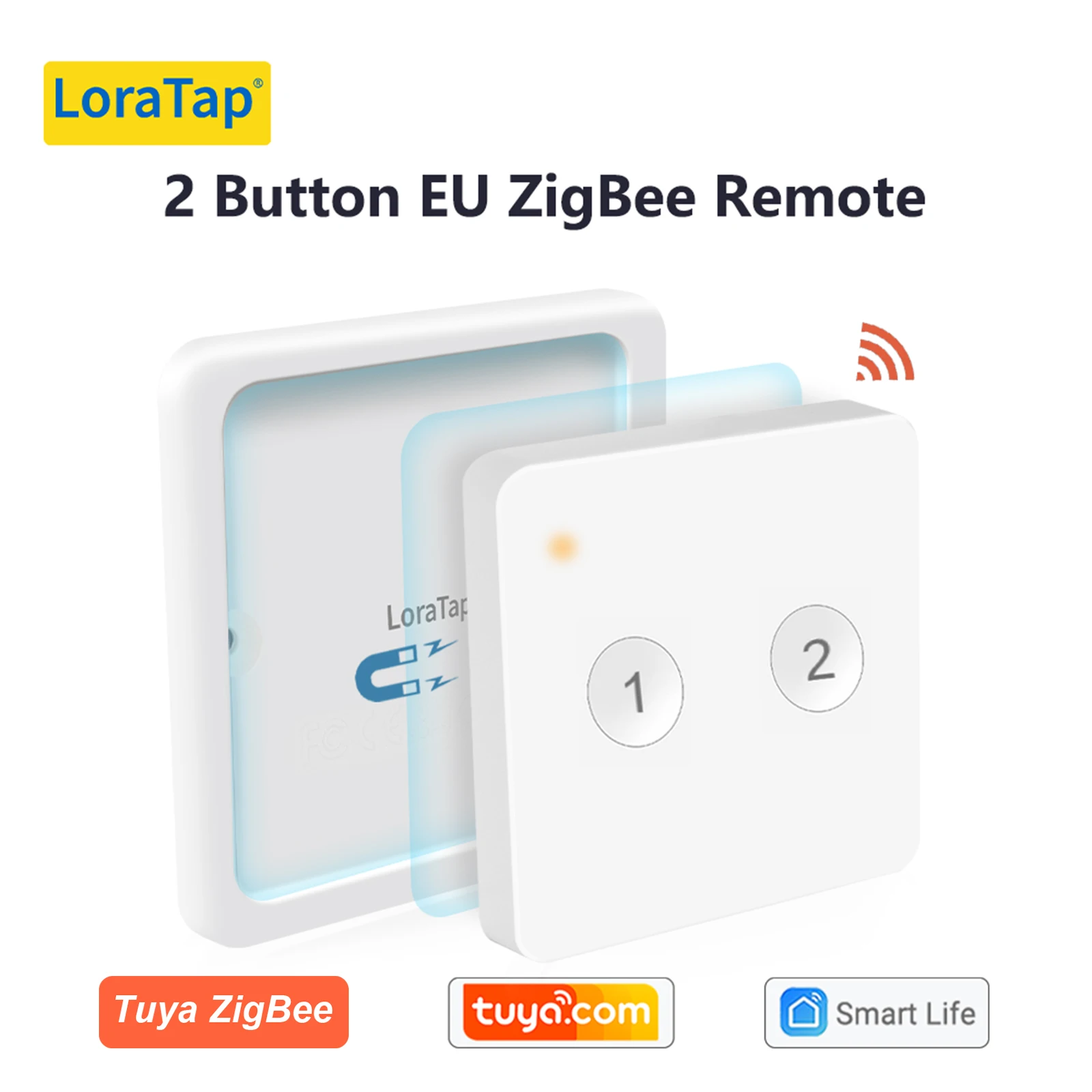 LoraTap ZigBee 3.0 Wireless 13 Types Push Button EU US Remote Controller Tuya Scene Automation Control Switch Smart Life App