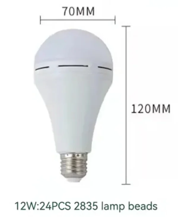 7W/9W/12W/15W LED Emergency Light Bulb Handheld Charging Energy-Saving Light Bulb Household Power Failure Emergency Light Bulb