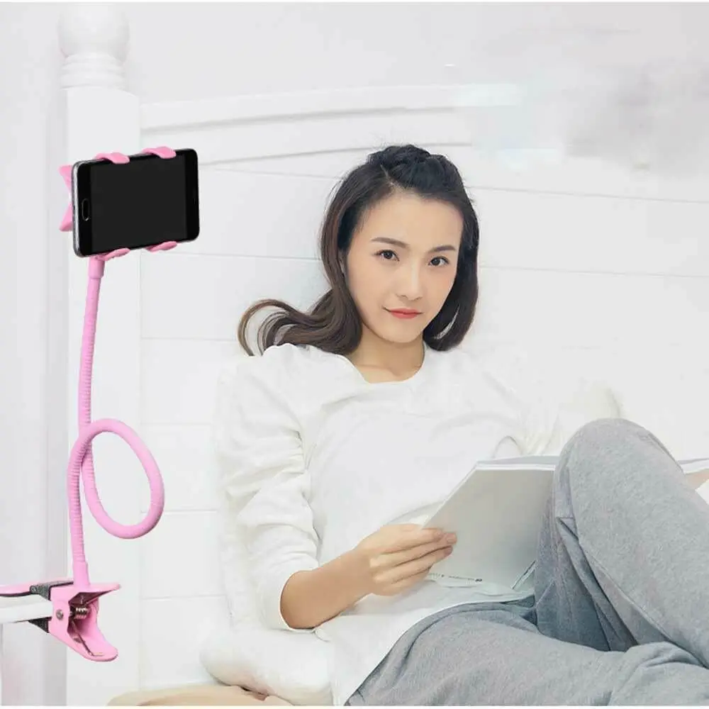 360 Clip Phone Holder Bed Universal Bed Desk Holder Adjustable Phone Holder Stand Flexible Phone Holder