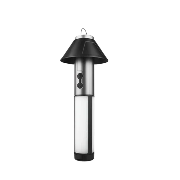 Multi-functional Camping Light 2 in 1 Rechargeable Telescopic Camping Lantern Flashlight with Hook Outdoor Emergency Work Light