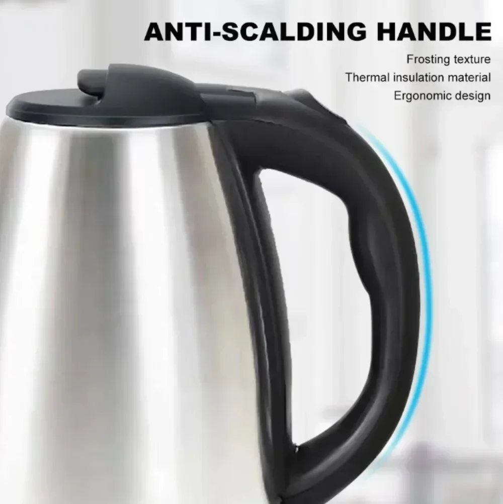 2L Electric Kettle Stainless Steel Kitchen Appliances Smart Kettle 1500W Whistle Kettle Samovar Tea Coffee Thermo Pot Gift