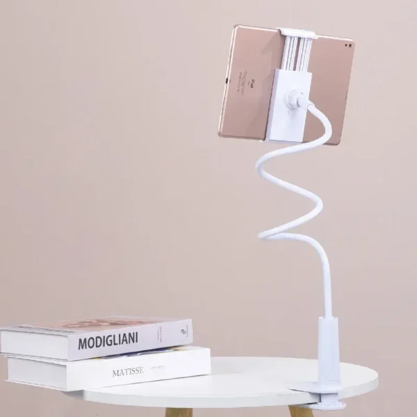 Portable 70cm 360 Clip Mobile Phone Holder Stand Flexible Lazy Bed Desktop Bracket Flat Bracket for iPhone Samsung  Stand Base