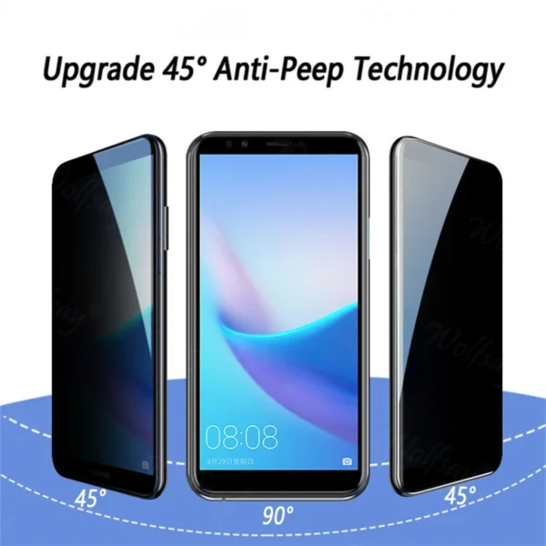 Privacy Screen Protector For Xiaomi Poco F6 Pro Anti-Spy Tempered Glass For Poco F6 M6 X6 Pro Camera Glass For Poco F6 Pro Glass