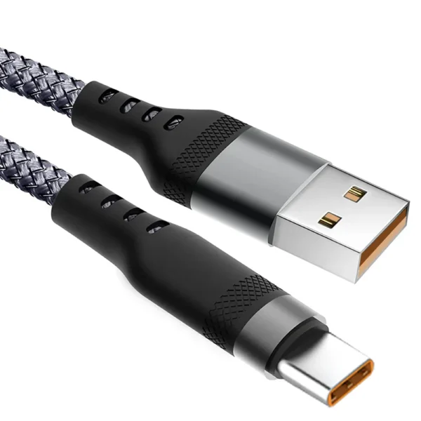 NNBILI 6A Verlengde Usb TYPE-C Kabel Gevlochten Cbale For Samsung Huawei Xiaomi Switch Sony Ps5 TYPE-C 8M 5M 3M 2M 1.5M 1M Kabel