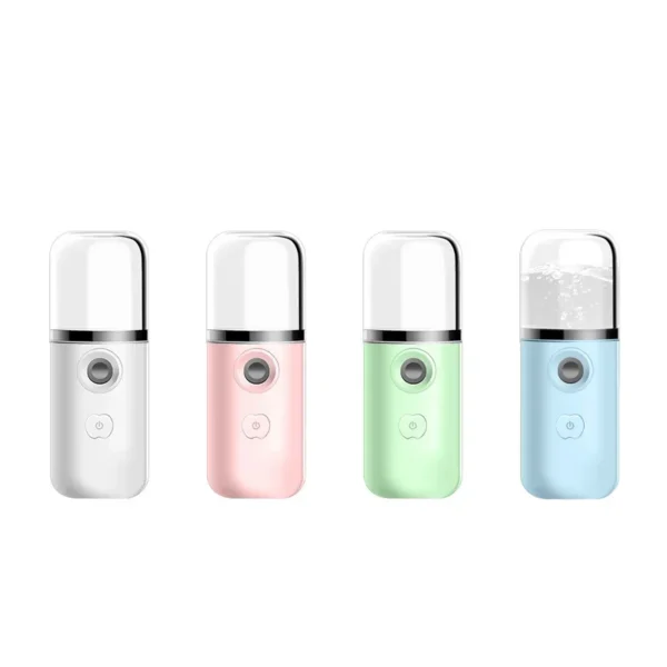 1PC Mini Portable Humidifier Nano Mister Facial Steamer Device Beauty Spray Hydrating Apparatus Cold Spray ApparatusRechargeable