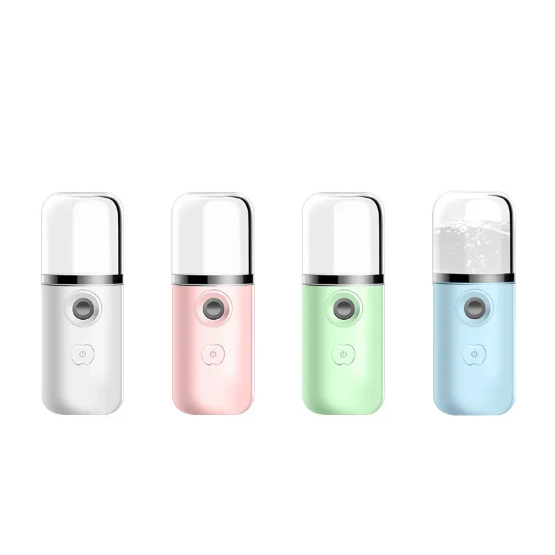1PC Mini Portable Humidifier Nano Mister Facial Steamer Device Beauty Spray Hydrating Apparatus Cold Spray ApparatusRechargeable