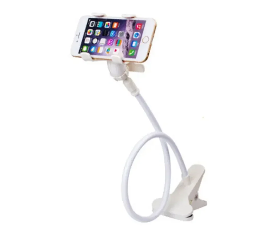 Universal Lazy Bracket Mobile Phone Holder Gooseneck Stand Stents Flexible Bed Desk Table Clip Bracket for Smartphone Holder