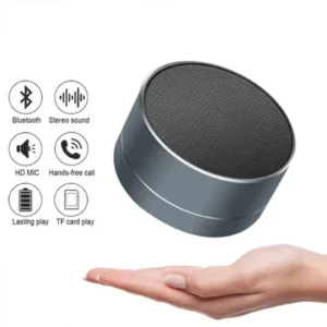 Portable Wireless Bass Speaker Audio, Mini Car Small Speaker Auxiliary FM TF USB Plug-in Card Outdoor Portable Small Speaker