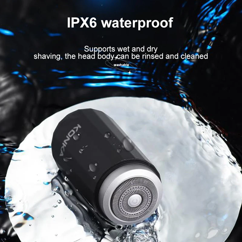 2025 NEW Type-c Rechargable Mini Portable Waterproof Electric Shaver  Strong High Speed Long Endurance Suitable Wet and Dry