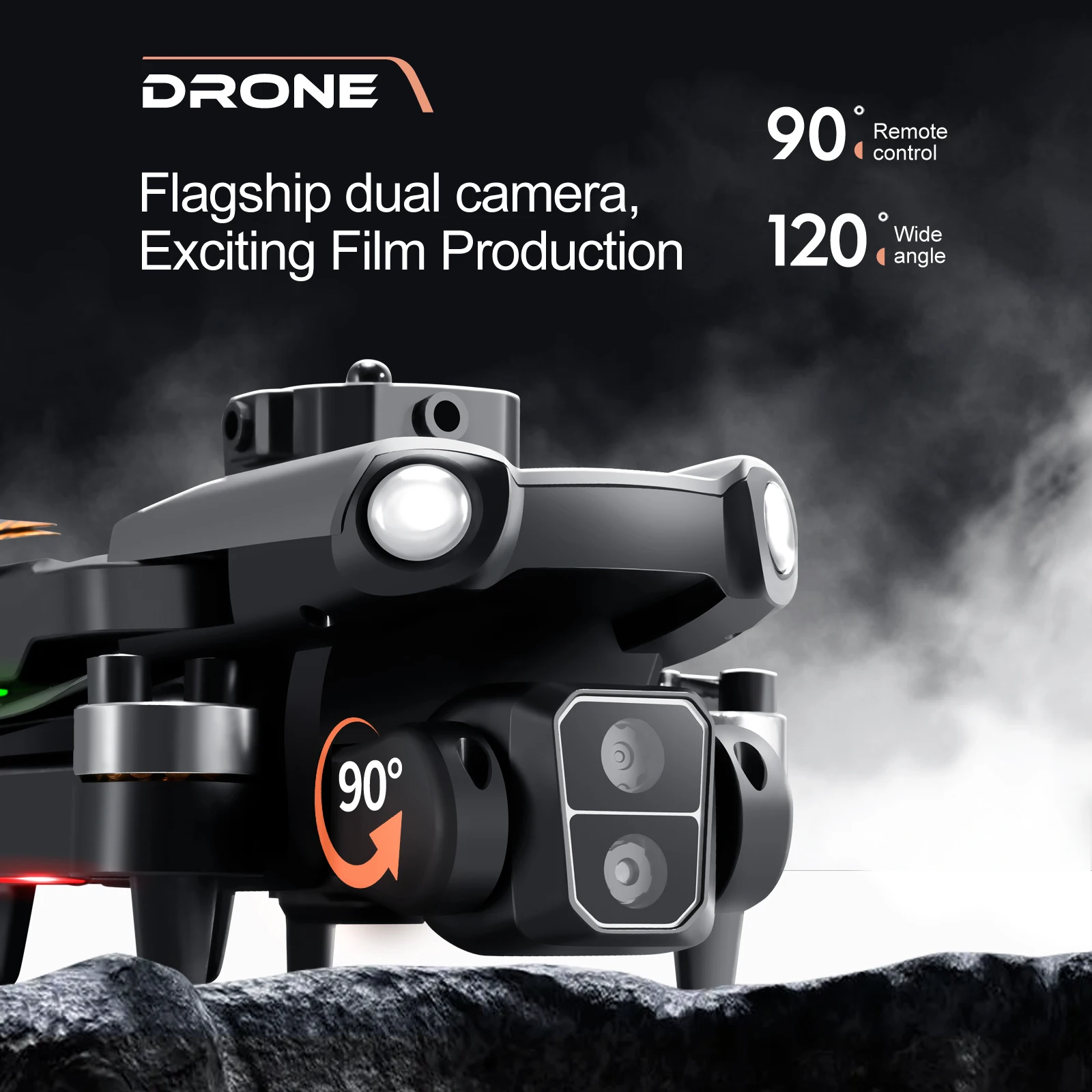 KBDFA Professional S119 Drone 8K With Dual Camera 5G WIFI Smart Obstacle Avoidance FPV Brushless Motor RC Quadcopter Mini Dron