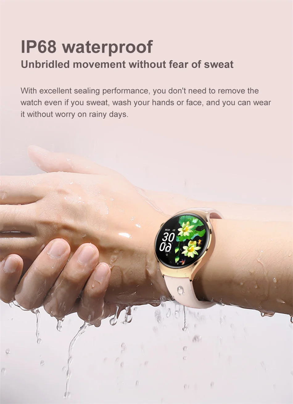 For Huawei WATCH 4 Smart Watch Women 360*360 AMOLED HD Screen NFC IP68 Waterproof Heart Rate Health Monitor Smartwatch 2025 New