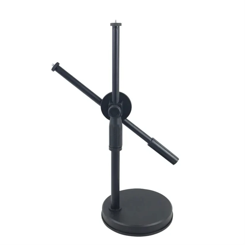 Tabletop Overhead Tripod Stand with Ring Light Mobile Phone Holder And Boom Arm for Nail Art Photography Table Shooting Tripods