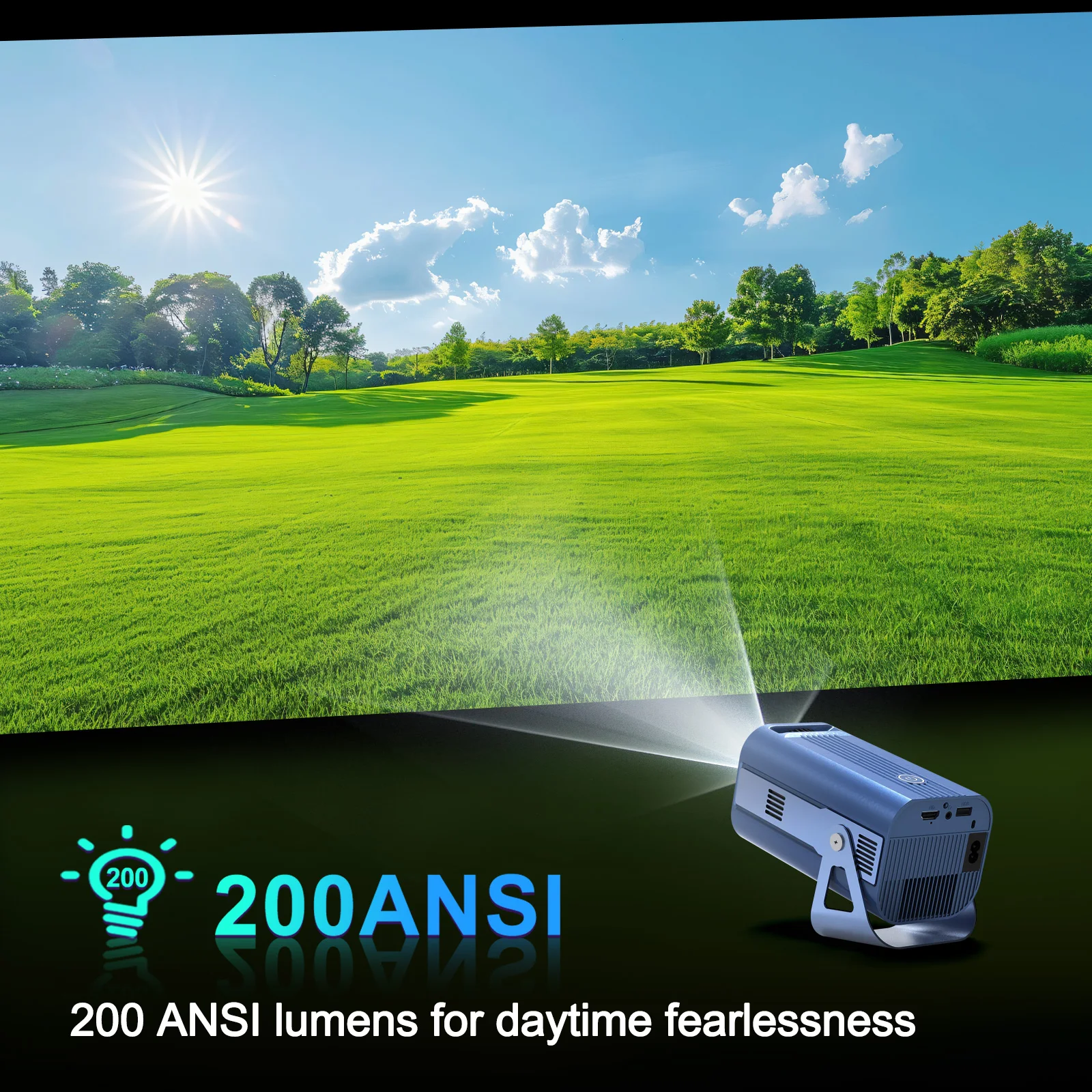 H96 MAX Projector B11 4K Android11 Dual Wifi6 200ANSI Allwinner H716 2GB 16GB BT5.0 1080P 1280*720P Home Cinema Outdoor Projetor