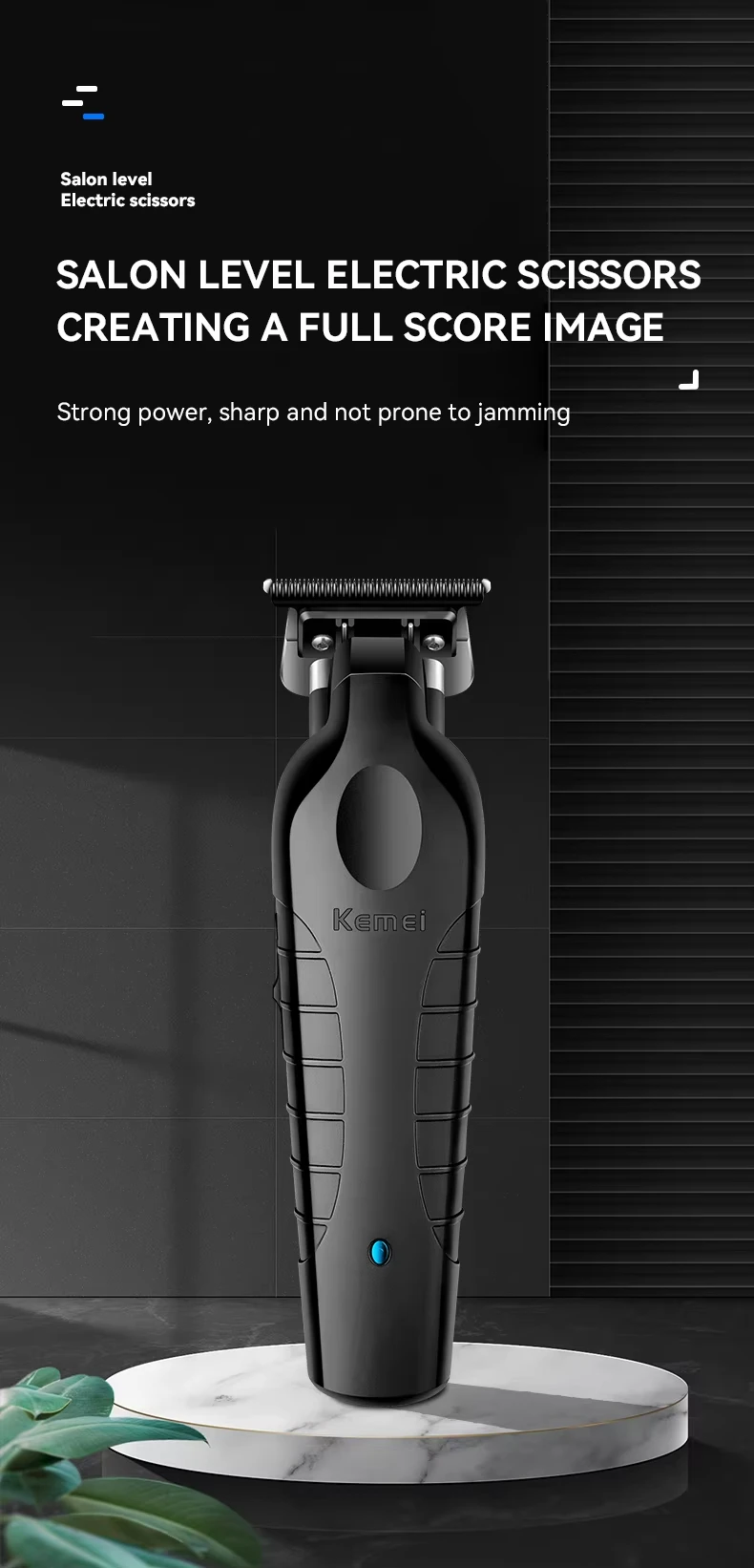 Kemei KM-2296 KM-2299 KM-1102 Professional Hair Clipper Kit Electric Shaver Male Hair Cutting Machine Men’s Cordless Trimmer