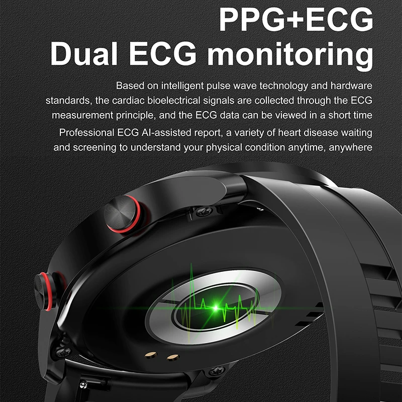 2025 New Outdoor Sports Smart Watch Men GT Series 1.53 inch AMOLED Screen Sports Watch ECG+PPG Health Smartwatch Man For Huawei