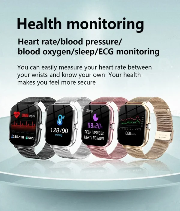 KESHUYOU 2025 New Bluetooth Answer Phone Smartwatch Bluetooth Talk Fitness Tracker Smartwatch For Men Women For Android IOS