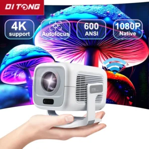 2025 DITONG X3Plus HD projector 1080P support 4K WIFI6 BT5.2 Android projector Auto-focus Auto-keystone Home theater projector