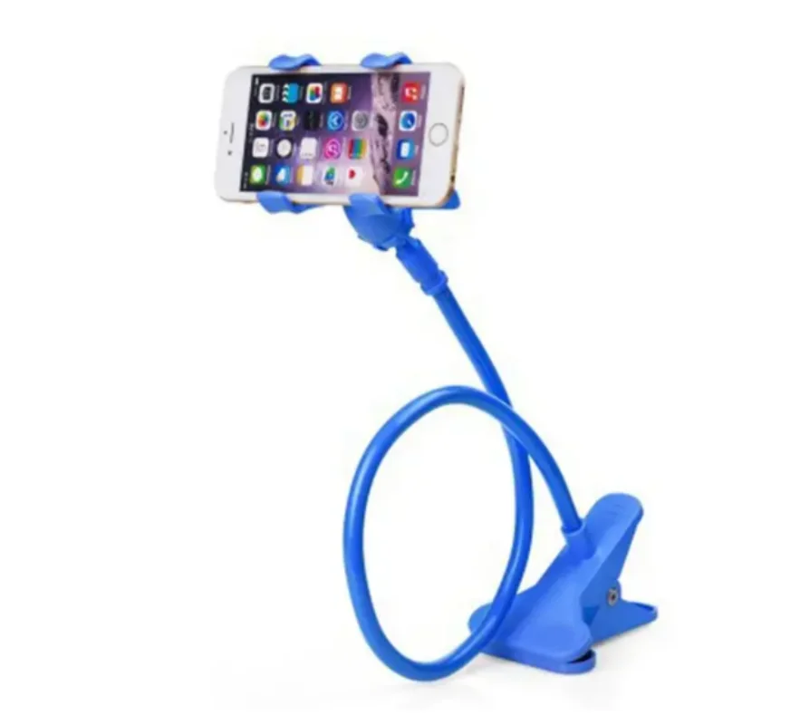 Universal Lazy Bracket Mobile Phone Holder Gooseneck Stand Stents Flexible Bed Desk Table Clip Bracket for Smartphone Holder