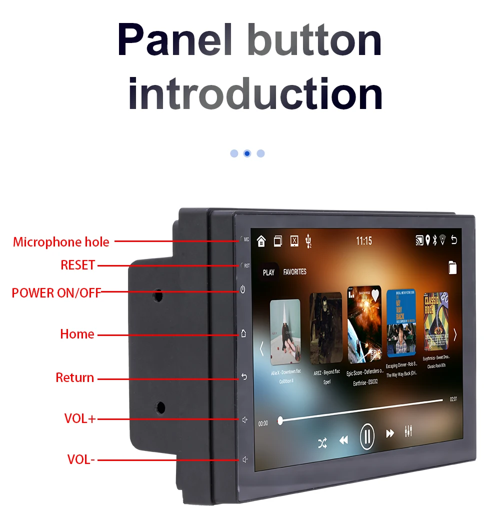 7/9/10 inch Universal Android 13 Car Radio 64G Autoradio android 2 Din car radio GPS BT Central Multimedia Smart car systems