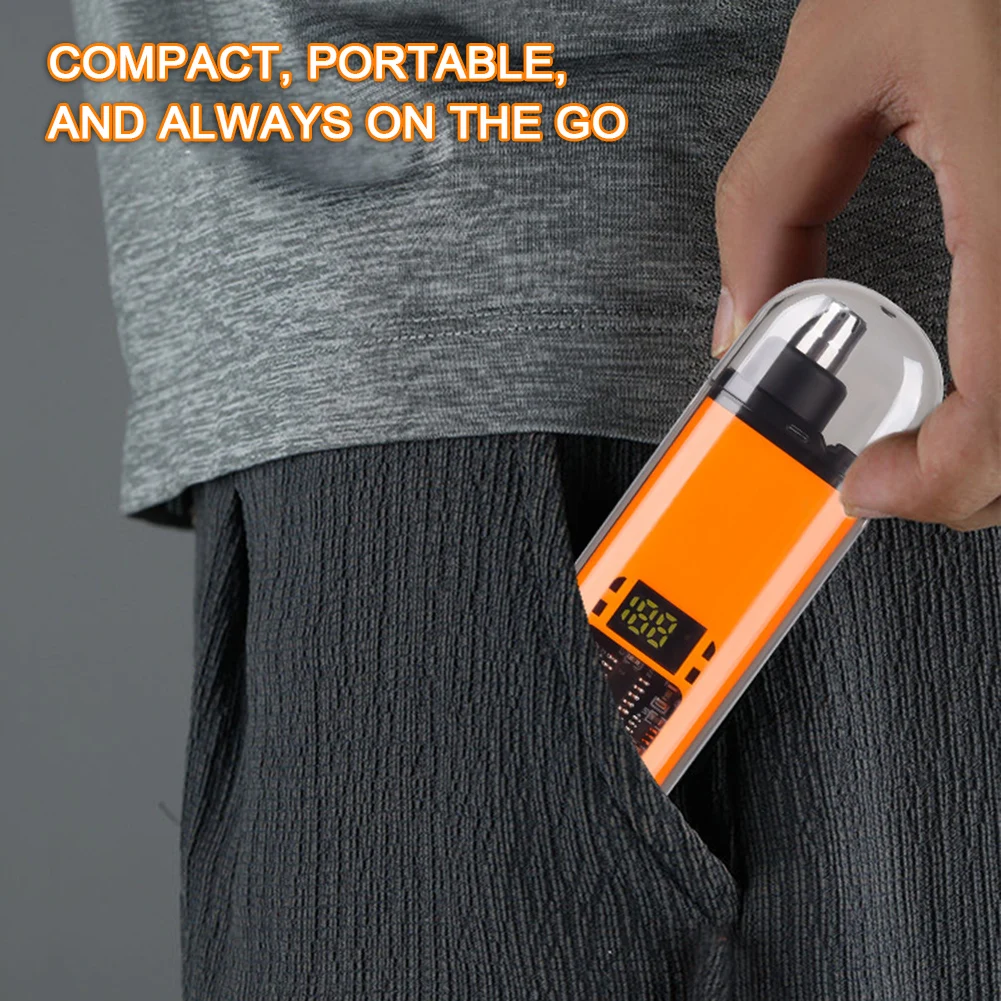 2 in 1 Electric Nose Hair Trimmer Clipper Rechargeable Multi-kinetic Shaving Unisex Automatic Washable Personal Care Appliances