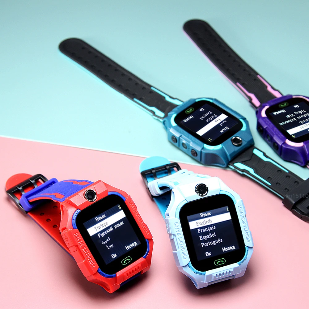 Smart Watch Kids 2g Sim Card Smartwatch for Children SOS Tracker Call Phone Camera Voice Chat Photo Boys Girls Birthday Gifts